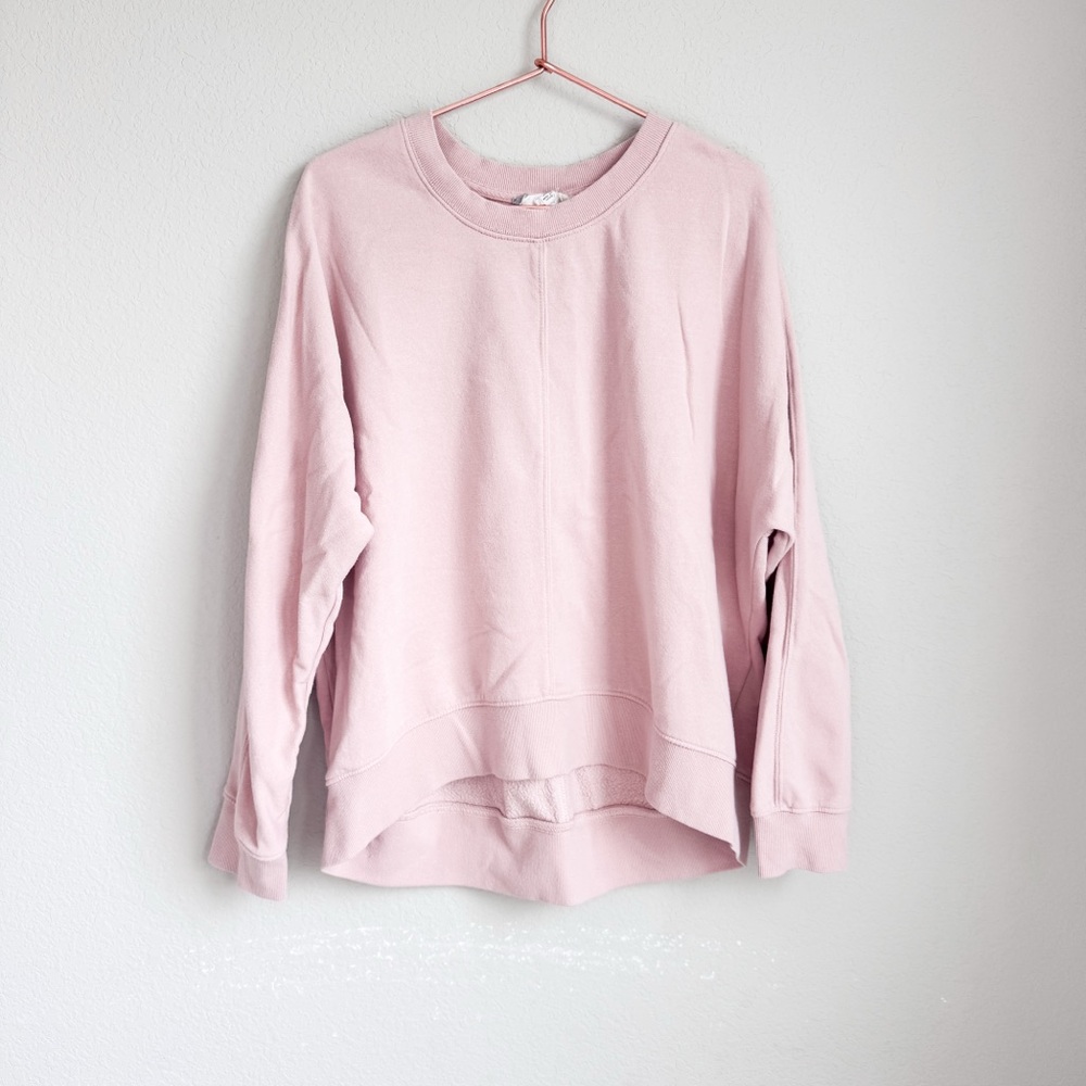 Hippie Rose Soft Pink Crewneck Sweatshirt XL